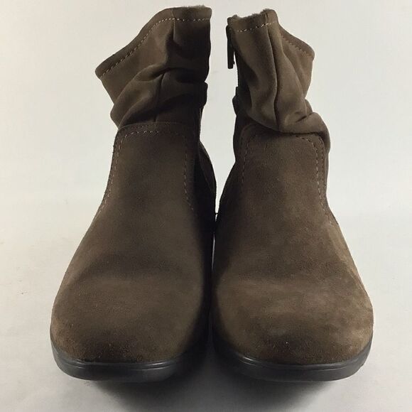 Umberto Raffini Sasha womens suede leather ankle boots brown size EU 37 US 6-6.5 - Picture 2 of 8